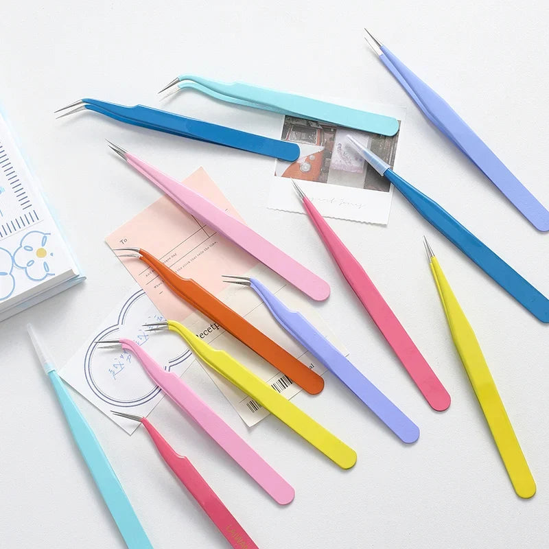 Kawaii Macaron Tweezers – 14 Designs Cute DIY Craft Tool DIY Craft Tweezers Qme