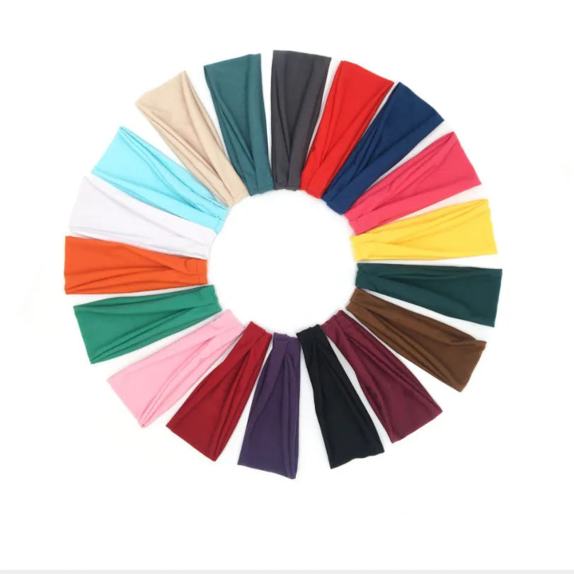 Women's Cotton Turban Twist Headband – 20 Colors Turban Twist Headband Qme