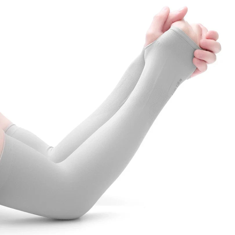 Women's Long Fingerless Elbow Gloves – Arm Warmers, 6 Colors Fingerless Elbow Gloves Qme