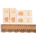 Brown Rabbit Carrot Embroidery Labels – Sewing Craft Tags 50pc Embroidery Sewing Labels Qme 6