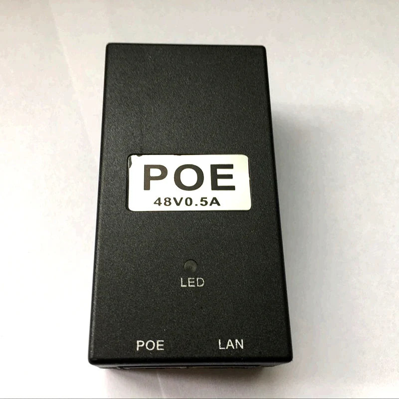 ESCAM 48V PoE Injector Adapter for IP Cameras | 15.4W Ethernet PoE Injector Adapter Qme