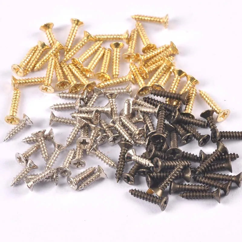 100pcs M2×3 Mini Flat Head Screws for Wood Box & Furniture Wood Screws Qme