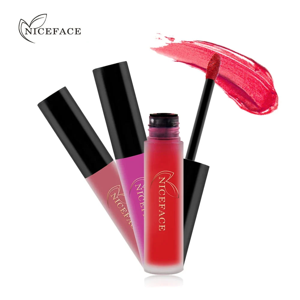 NICEFACE Matte Liquid Lipstick – Waterproof Velvet Nude | 23 Shades Matte Liquid Lipstick Qme