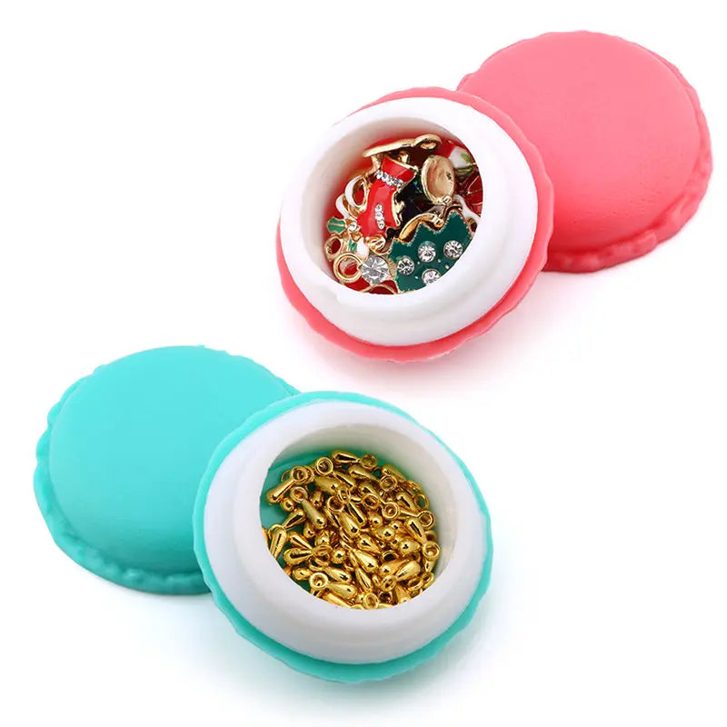 Macaron Mini Storage Boxes Set of 3 – Cute Portable Organizer Mini Storage Box Qme