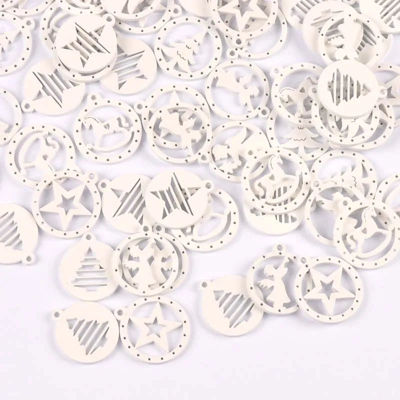 Wood Craft Shapes – Angels, Stars & Horse DIY Scrapbooking Wooden Craft Shapes Qme