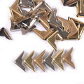 Bronze Metal Book Corner Protectors for Scrapbooking – 50pcs Book Corner Protectors Qme Default Title
