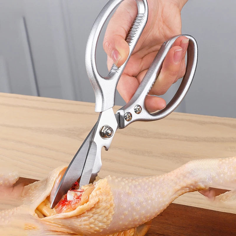 XITUO Stainless Steel Kitchen Scissors – Heavy-Duty Multipurpose Kitchen Scissors Qst