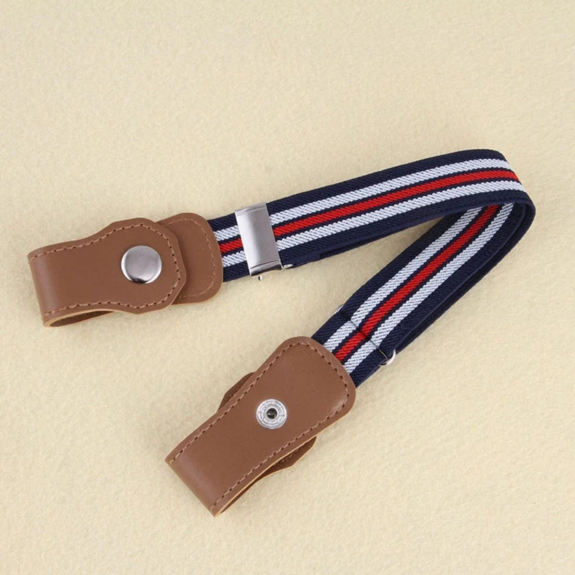Kids Buckle-Free Elastic Stretch Belt for Toddlers | 17 Colors Kids Elastic Belt Qme
