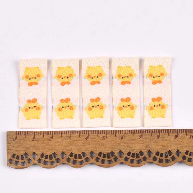 Cartoon Dinosaur Penguin Fabric Labels for Sewing & DIY Crafts Fabric Sewing Labels Qme 5