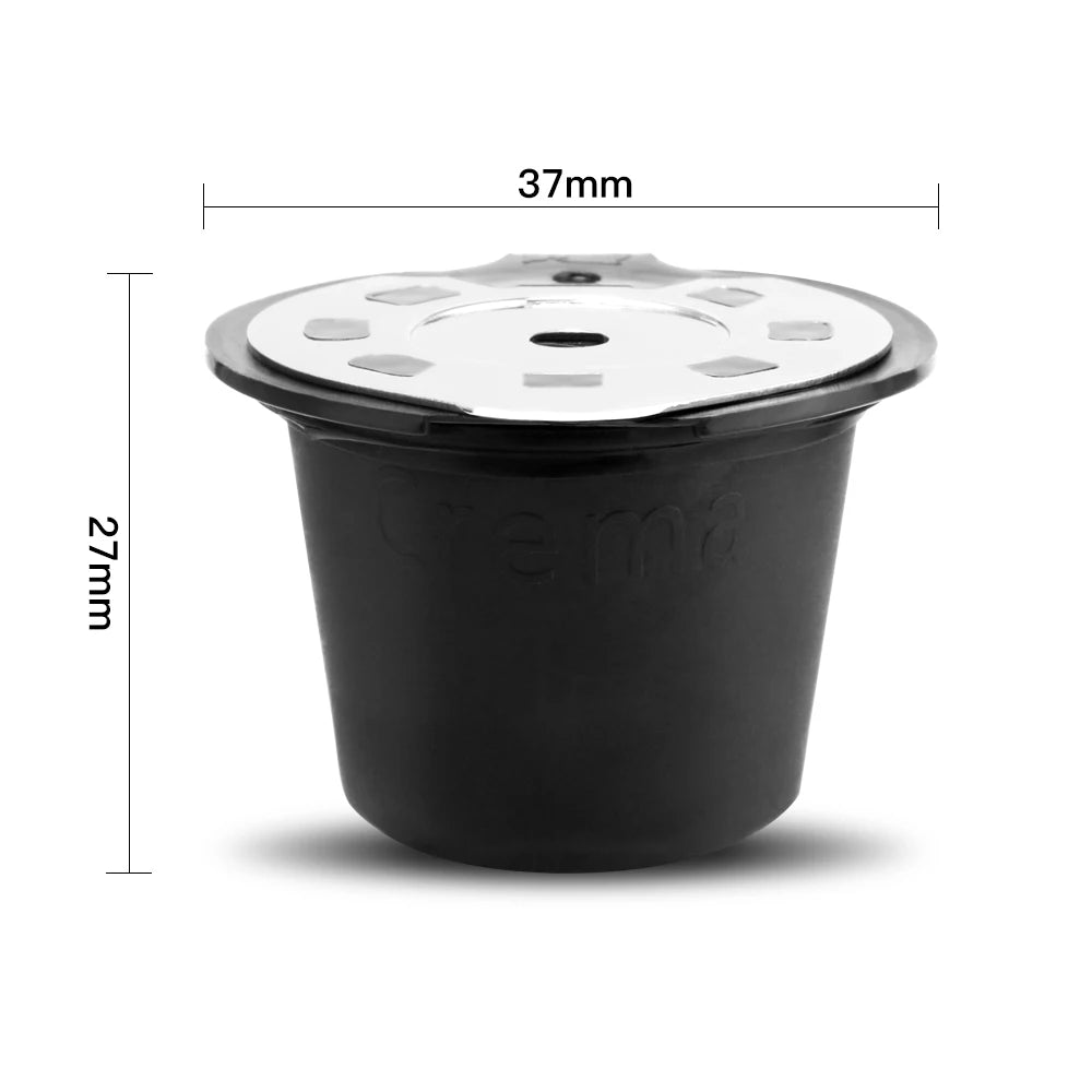 RECAFIMIL Refillable Stainless Steel Nespresso Capsules Reusable Coffee Capsule Qst