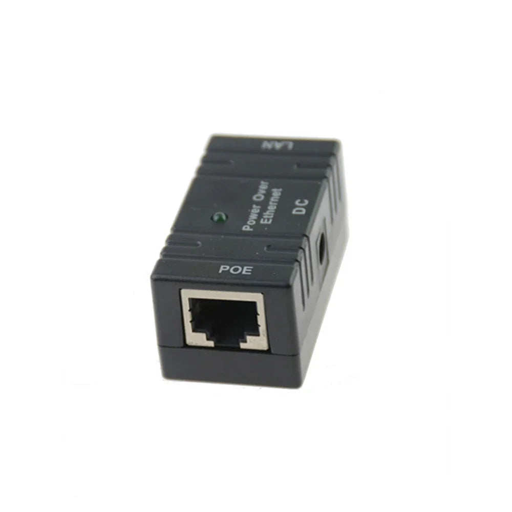 RJ45 PoE Injector Power Over Ethernet Adapter for IP Cameras PoE Injector Adapter Qme