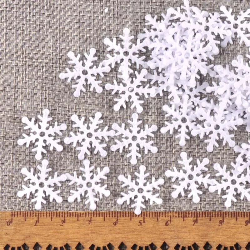 100pc Mixed Felt Snowflake Applique Patches – DIY Craft Stickers Felt Applique Patches Qme