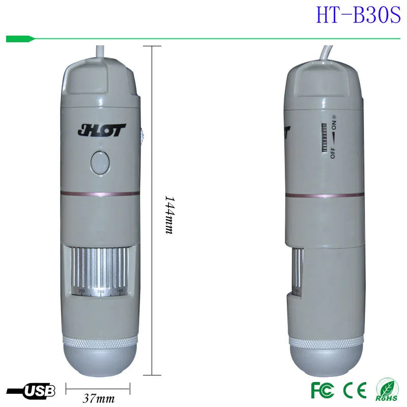 HT-B30S 5–200X 2MP HD Scalp & Skin Analyzer Microscope OTG Scalp Analyzer Microscope Qst