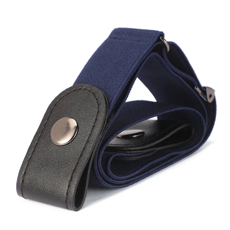 Buckle-Free Stretch Elastic Waist Belt – Women & Men Elastic Waist Belt Qme