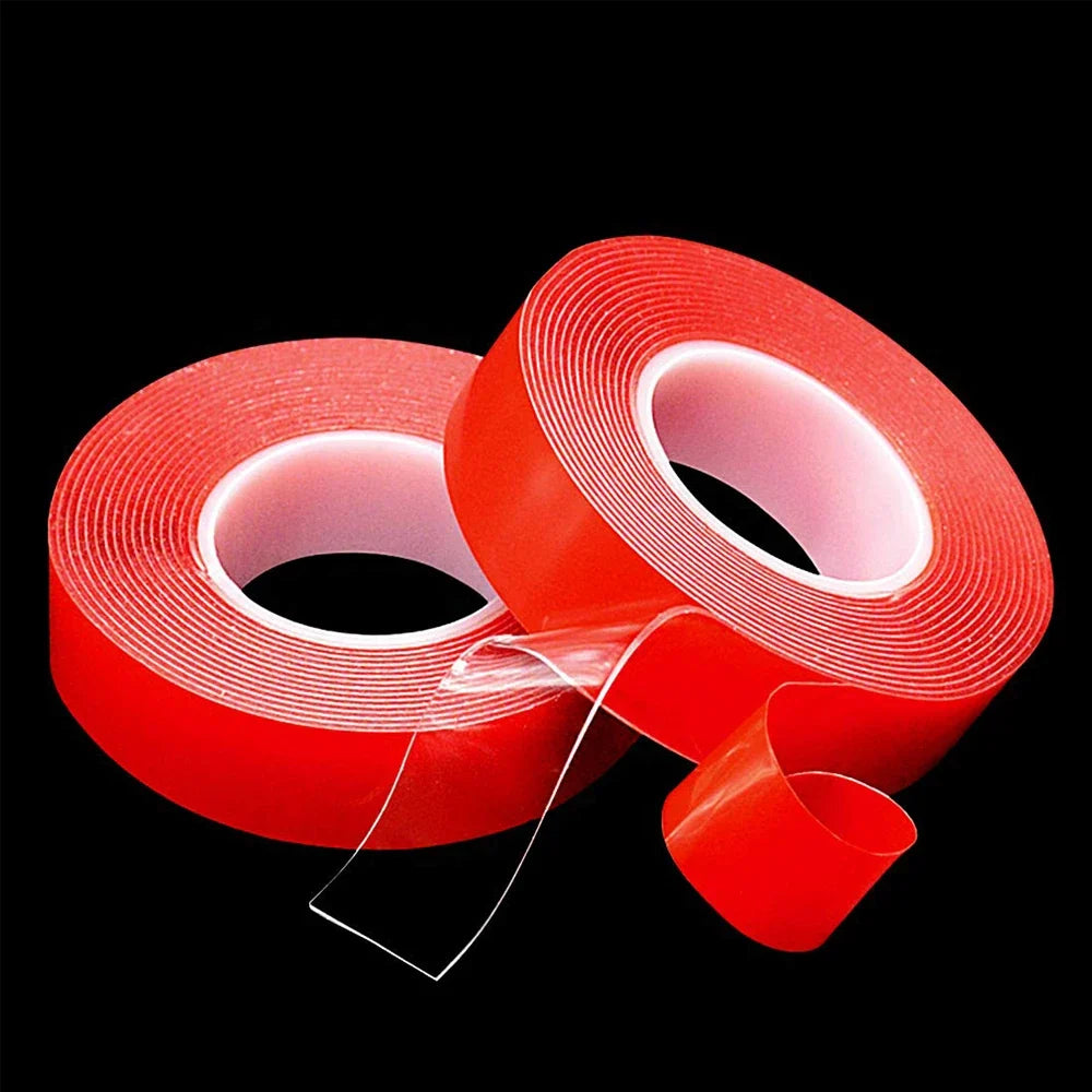 10M Double Sided Acrylic Tape – Transparent Waterproof Strong Double Sided Tape Qme