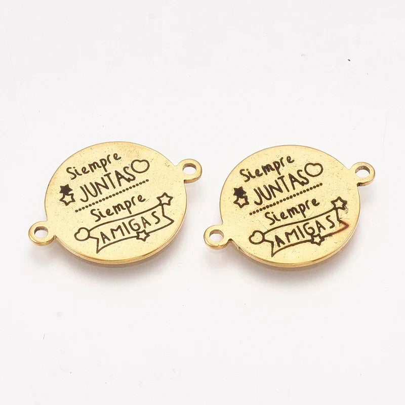 PandaHall 304 Stainless Steel Word Pendants – DIY Jewelry Charms Jewelry Pendants Qme 06