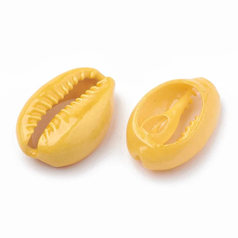 Dyed Cowrie Shell Beads – 20pcs DIY Jewelry Making Craft DIY Craft Beads Qme