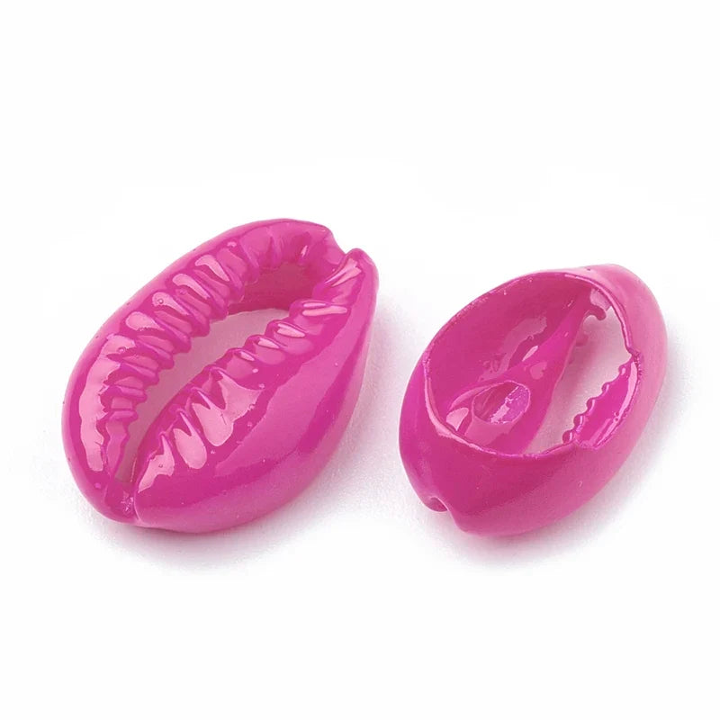 Dyed Cowrie Shell Beads – 20pcs DIY Jewelry Making Craft DIY Craft Beads Qme