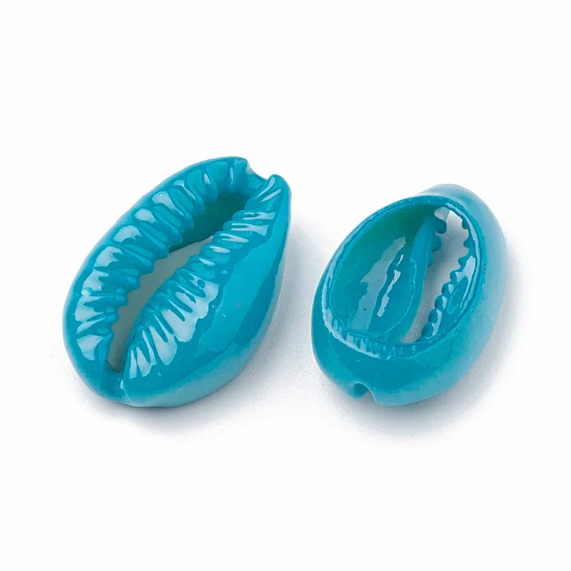 Dyed Cowrie Shell Beads – 20pcs DIY Jewelry Making Craft DIY Craft Beads Qme