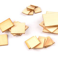 Mixed Wooden Square Craft Pieces 10–100mm | Scrapbooking Decor Wood Craft Pieces Qme 20mm 50pcs