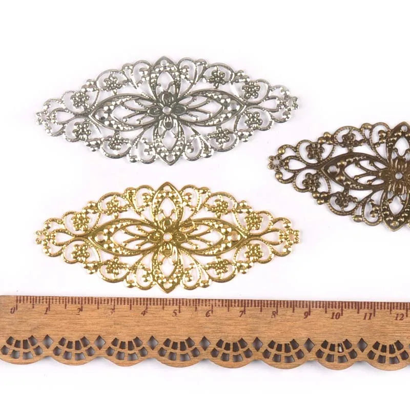 Filigree Wrap Connectors – 10pcs DIY Scrapbooking Embellishments Filigree Craft Connectors Qme