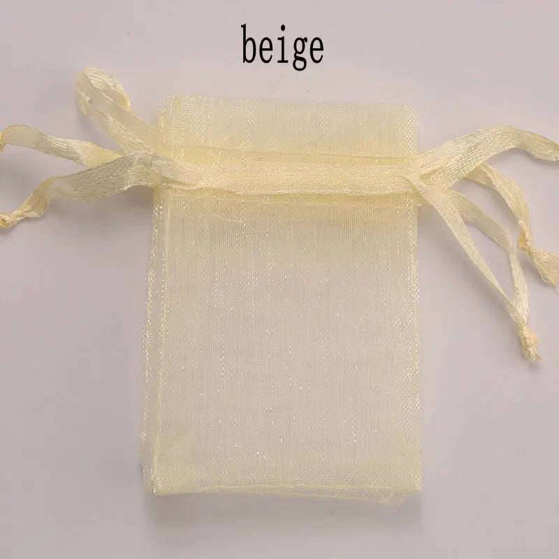Organza Drawstring Gift Bags 16-Pack | Wedding & Christmas Organza Gift Bags Qme