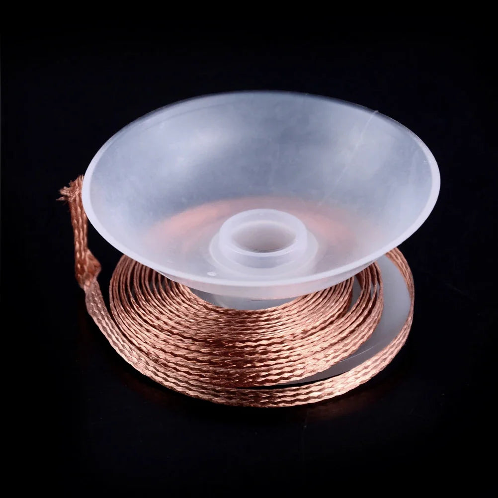 Desoldering Braid Solder Remover Wick 1.5M Copper Wire Desoldering Braid Wick Qme
