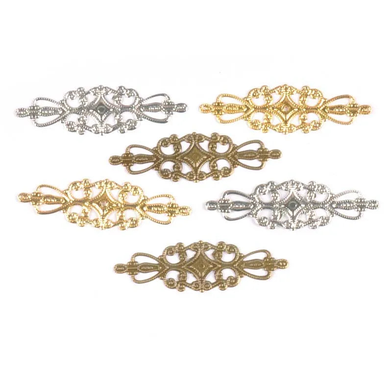Flower Filigree Wraps Connectors DIY Crafts – 20pcs Filigree Craft Connectors Qme