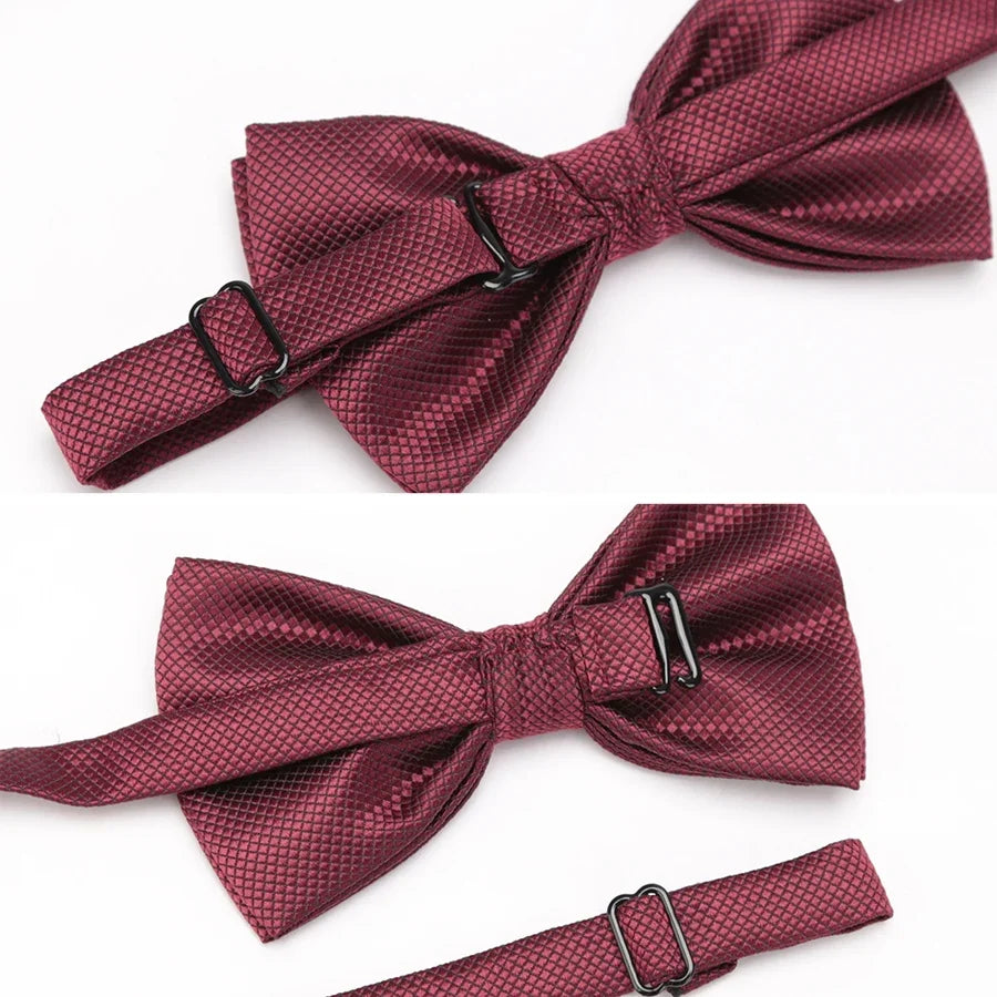 XGVOKH Butterfly Bow Tie for Men, Boys & Girls – 32 Colors Butterfly Bow Tie Qme