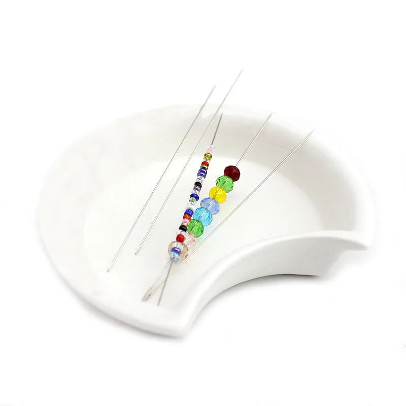 30-Pc Stainless Steel Beading Needles – DIY Jewelry Making Beading Needle Set Qme