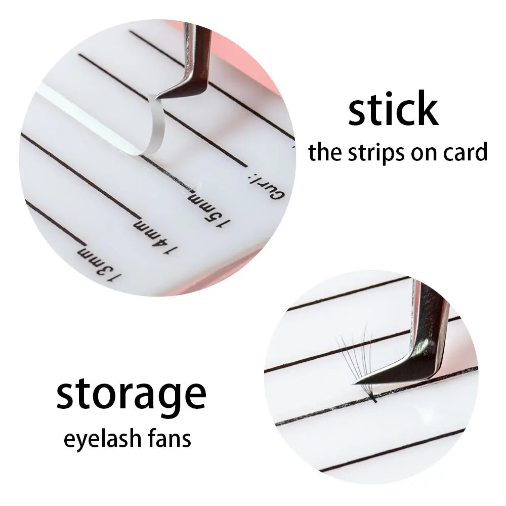 NATUHANA 5-Layer Acrylic False Eyelash Display Stand & Organizer Lash Display Stand Qme