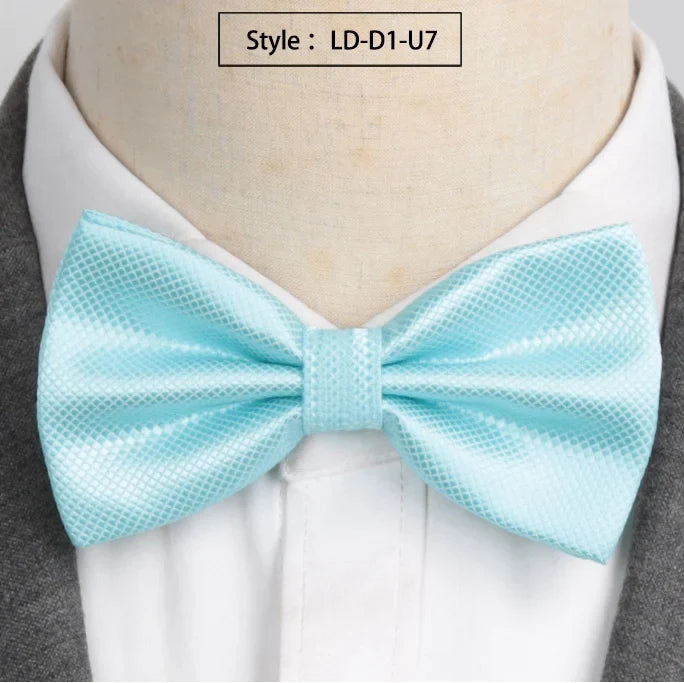 XGVOKH Butterfly Bow Tie for Men, Boys & Girls – 32 Colors Butterfly Bow Tie Qme LD-D1-U7