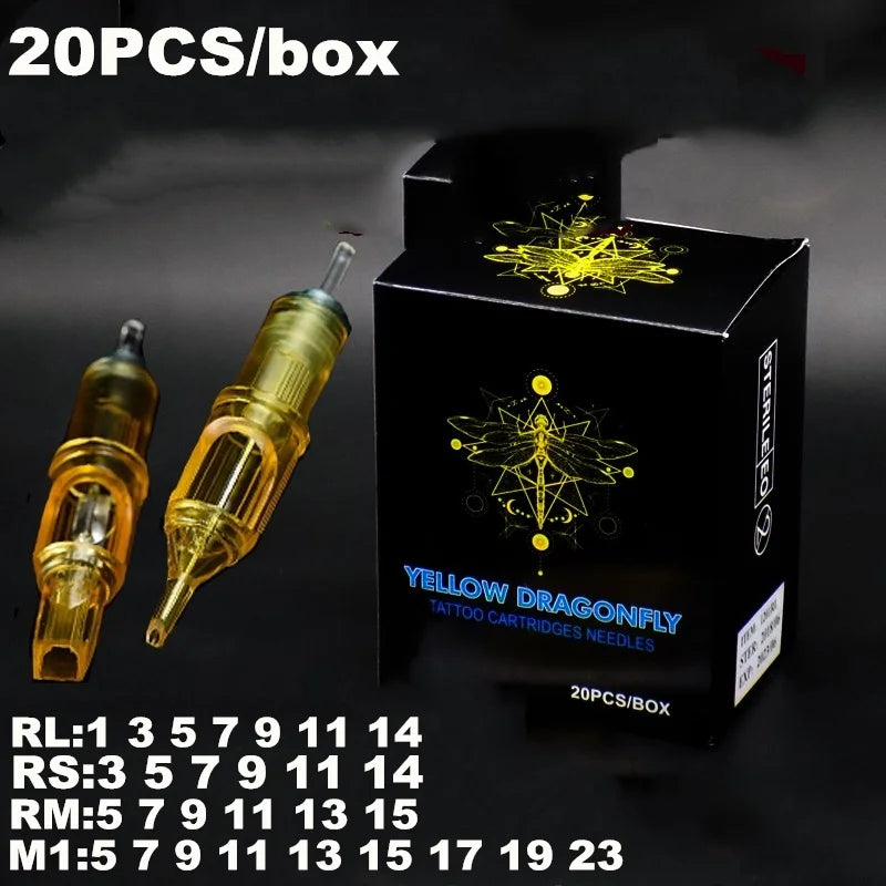 YRYTAT PMU Cartridge Needles – Eyebrow, Lip & Tattoo RL RS PMU Cartridge Needles Qme 11RL