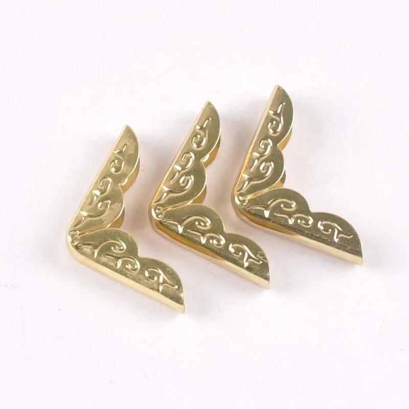 Metal Flower Lace Corner Protectors for Scrapbooking – 50pcs Scrapbooking Embellishments Qme