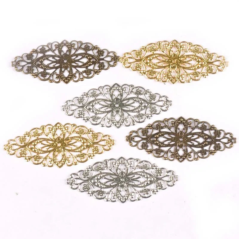 Filigree Wrap Connectors – 10pcs DIY Scrapbooking Embellishments Filigree Craft Connectors Qme
