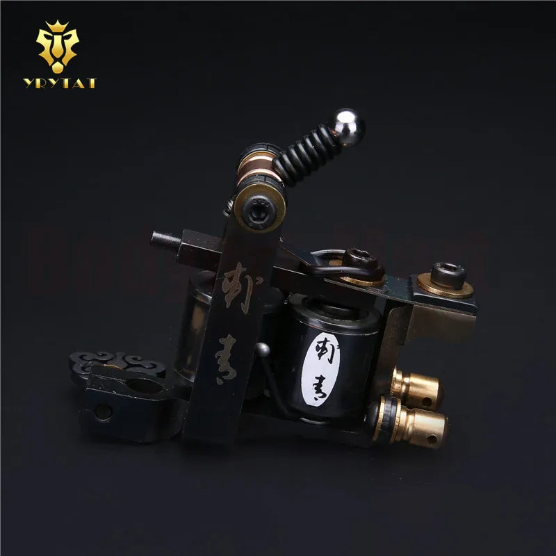 Classical 10 Wrap Coil Liner Tattoo Machine – Iron Frame Coil Tattoo Machine Qme