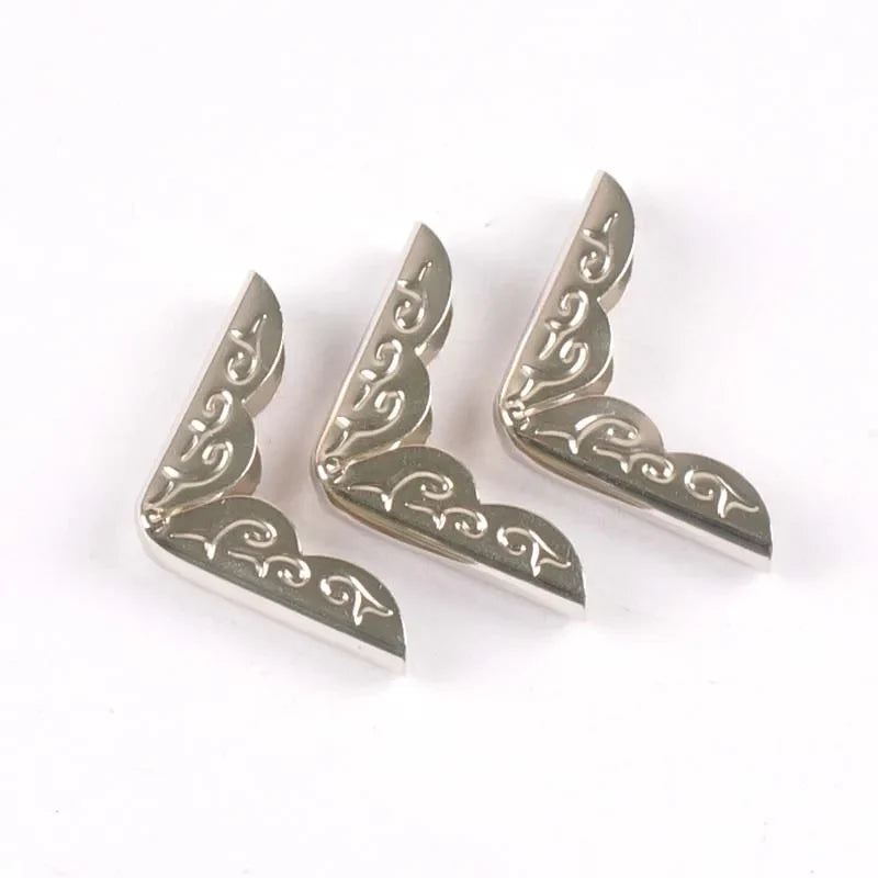 Metal Flower Lace Corner Protectors for Scrapbooking – 50pcs Scrapbooking Embellishments Qme