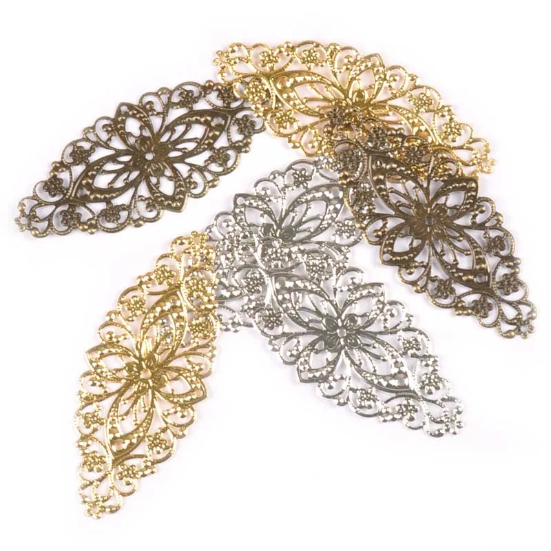 Filigree Wrap Connectors – 10pcs DIY Scrapbooking Embellishments Filigree Craft Connectors Qme