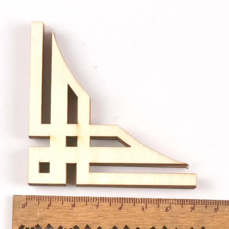 Wooden Book Corner Ornaments – DIY Scrapbooking Crafts Wood Craft Embellishments Qme 15