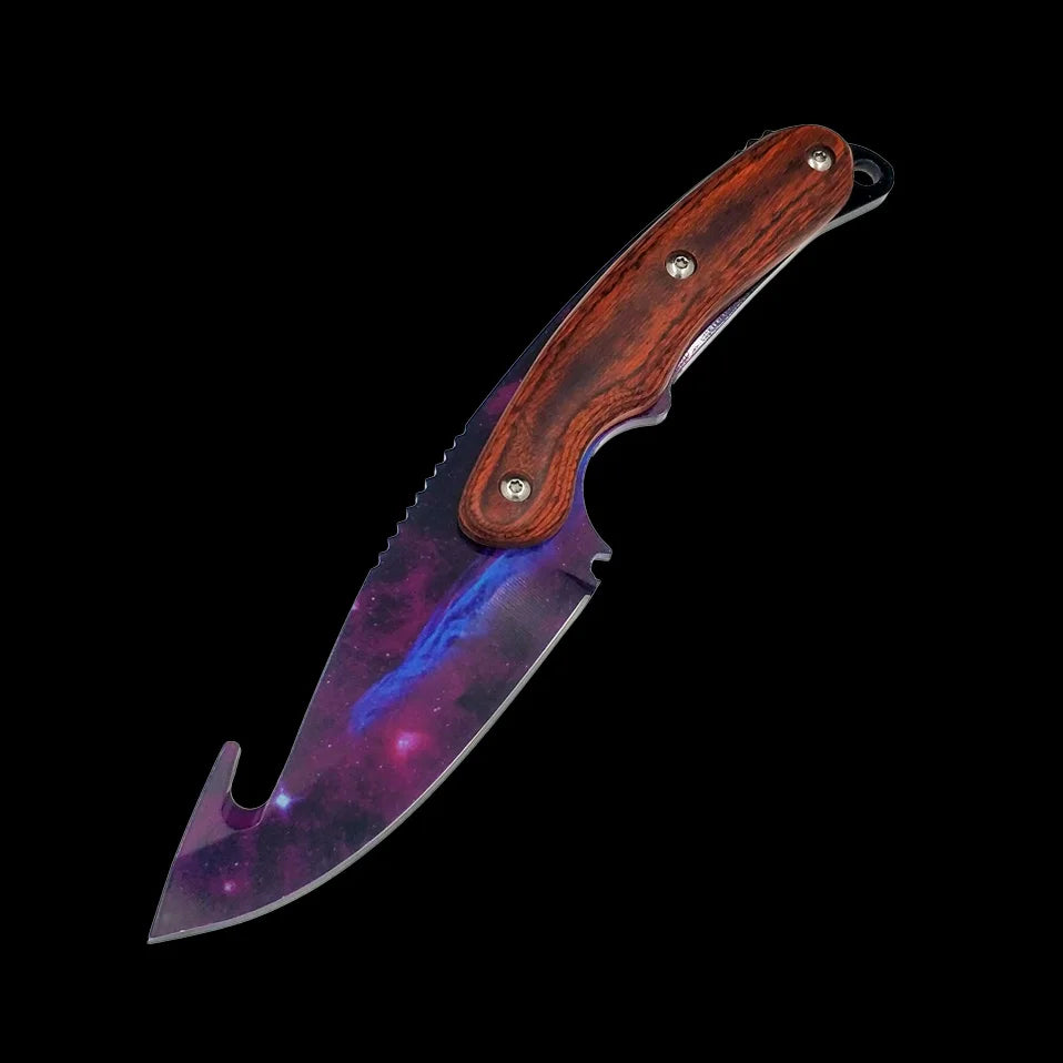 Swayboo Tactical Fixed Blade Gut Knife – Hunting & Camping Fixed Blade Knife Qst Starry sky
