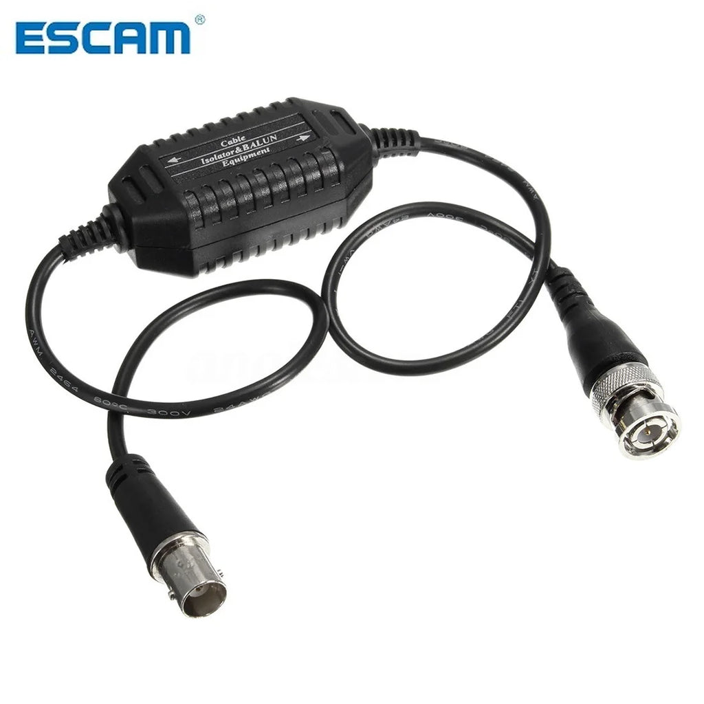 Coaxial Video Ground Loop Isolator Balun BNC CCTV Camera 2pk Video Signal Isolator Qme 2pcs