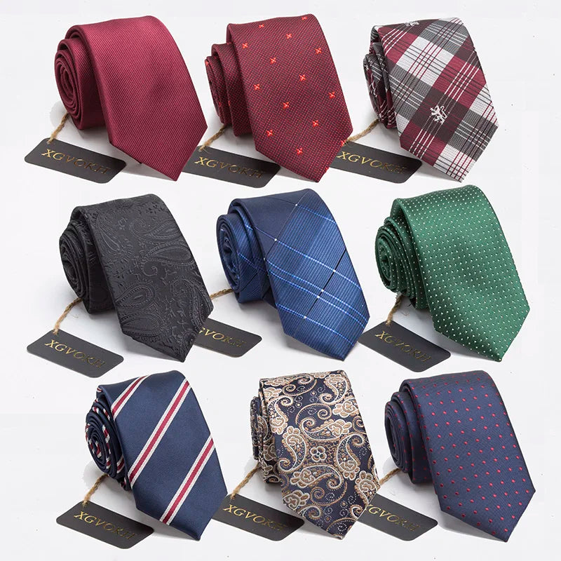 Men's Polyester Necktie – Business & Wedding Tie, 23 Colors Men's Necktie Qme