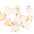 Heart Shape Natural Wood Slices – DIY Wedding & Craft Decor DIY Wood Craft Slices Qme 25mm 50pcs