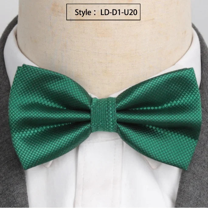 XGVOKH Butterfly Bow Tie for Men, Boys & Girls – 32 Colors Butterfly Bow Tie Qme LD-D1-U20