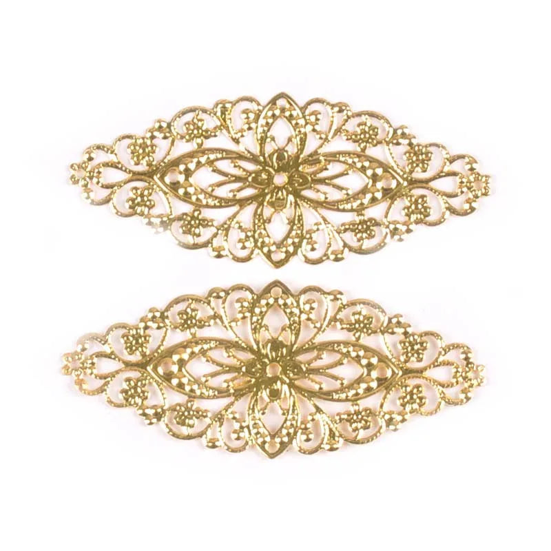 Filigree Wrap Connectors – 10pcs DIY Scrapbooking Embellishments Filigree Craft Connectors Qme