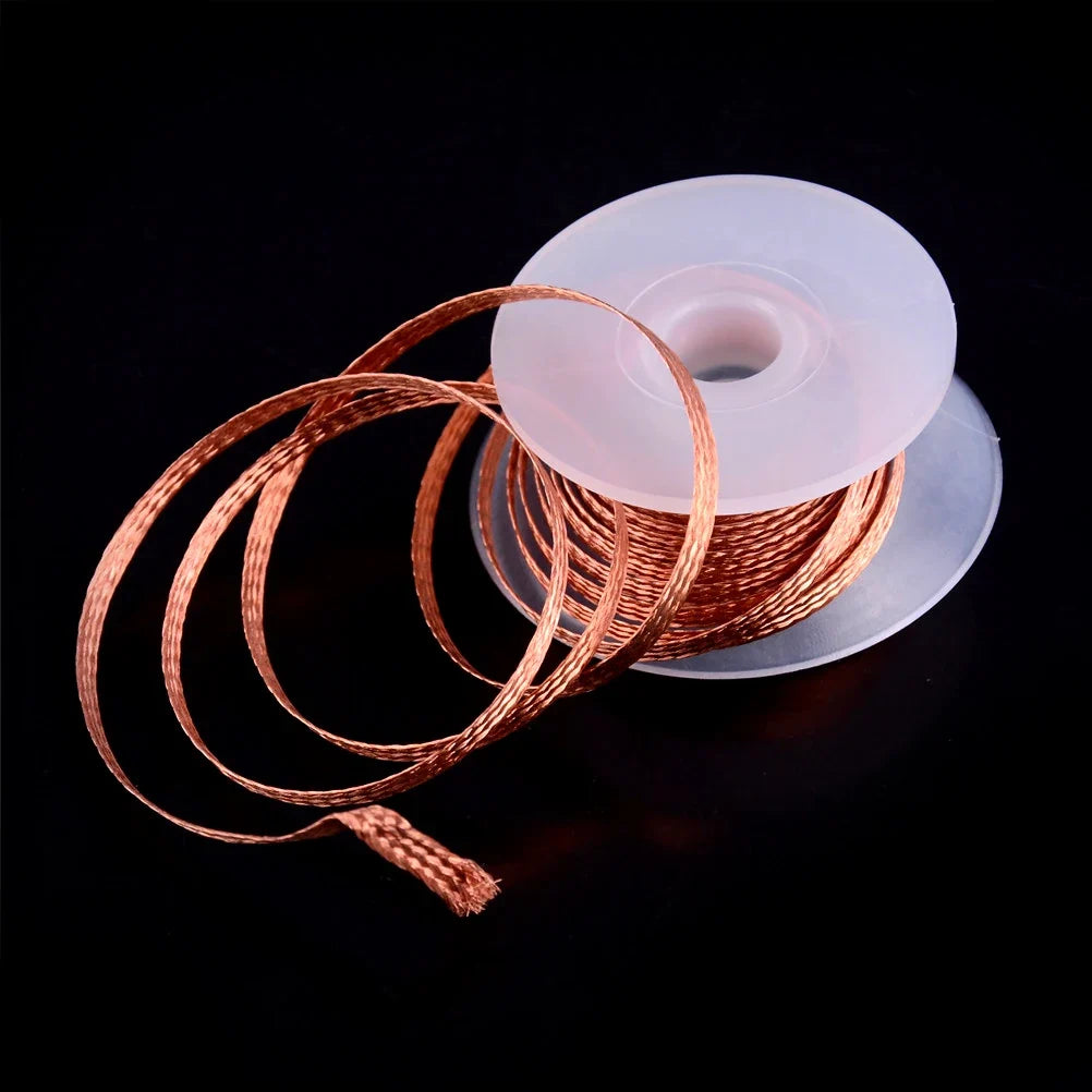 Desoldering Braid Solder Remover Wick 1.5M Copper Wire Desoldering Braid Wick Qme 3.5mm 3m