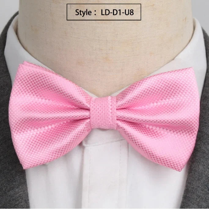 XGVOKH Butterfly Bow Tie for Men, Boys & Girls – 32 Colors Butterfly Bow Tie Qme LD-D1-U8