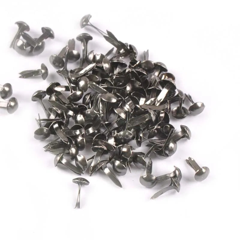 Mixed Round Metal Fastener Brads 100pcs – Scrapbooking Supplies Scrapbooking Brads Qme