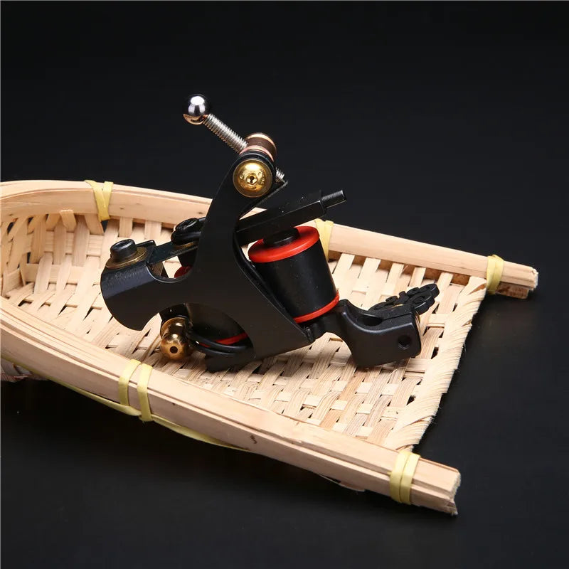 Professional 10 Wrap Coil Liner Tattoo Machine – Iron Frame Coil Liner Tattoo Machine Qme