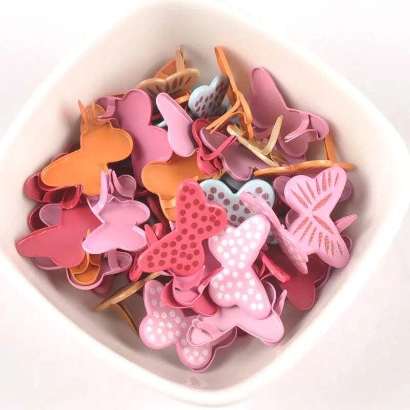 Mixed Butterfly Shape Brads – Metal Craft Embellishments 20pk Craft Embellishments Qme Default Title